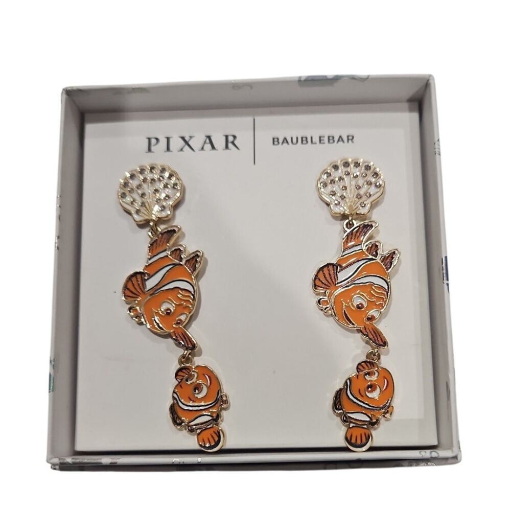 Disney Baublebar Jewelry Finding Nemo Marlin and Nemo Earrings